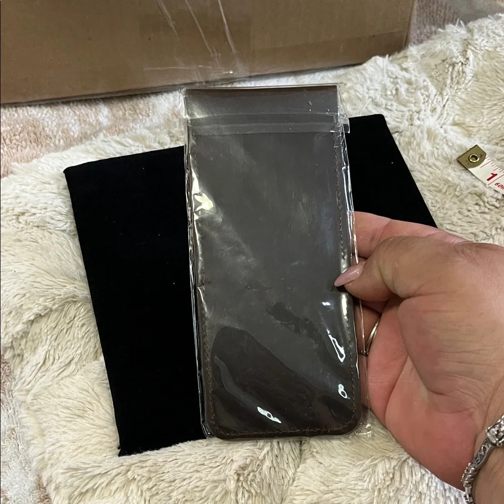 Sophisticated Dark Brown Pencil Case
